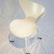 Typical chair 3107 Arne Jacobsen white/white