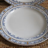 Round dish Creil and Montereau