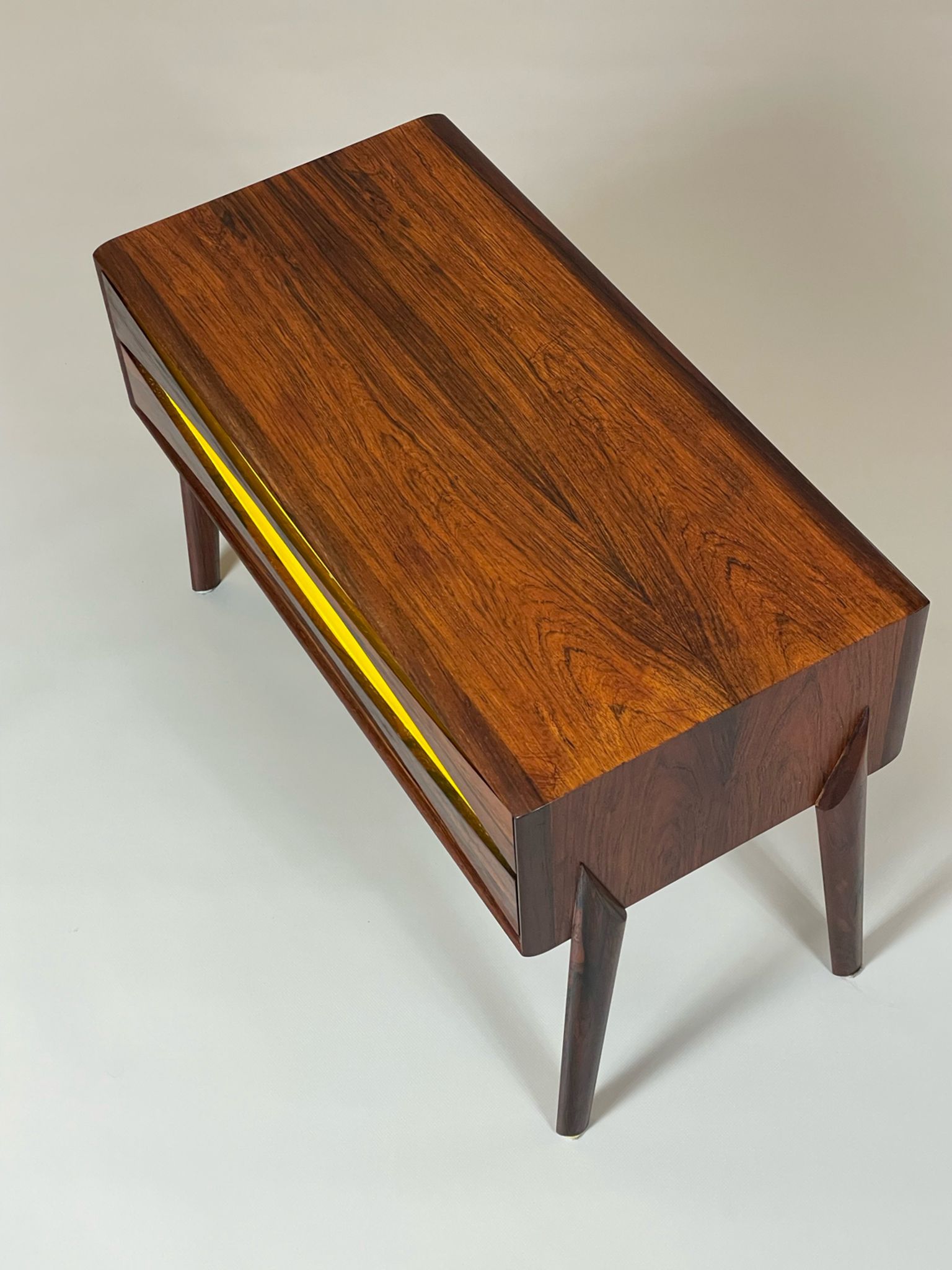 Palisander beside chest by Niels Clausen for N.C. Møbler