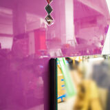 Postmodern wall mirror by Saporiti Italia, 80s