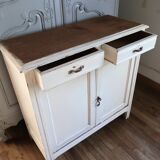 Parisian buffet in white wood
