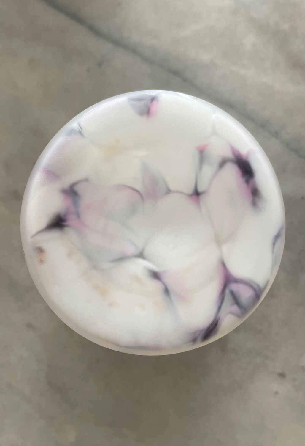 Vintage glass paste vase