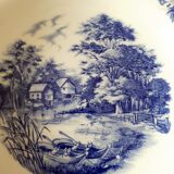 Assiettes creuses Sarreguemines  "romantic"