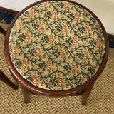 Pair of low vintage “Thonet” style bentwood stools