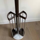 Porte-manteau avec porte-parapluie années 70