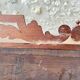 19th century English console – Solid mahogany and veneer – Sculptures