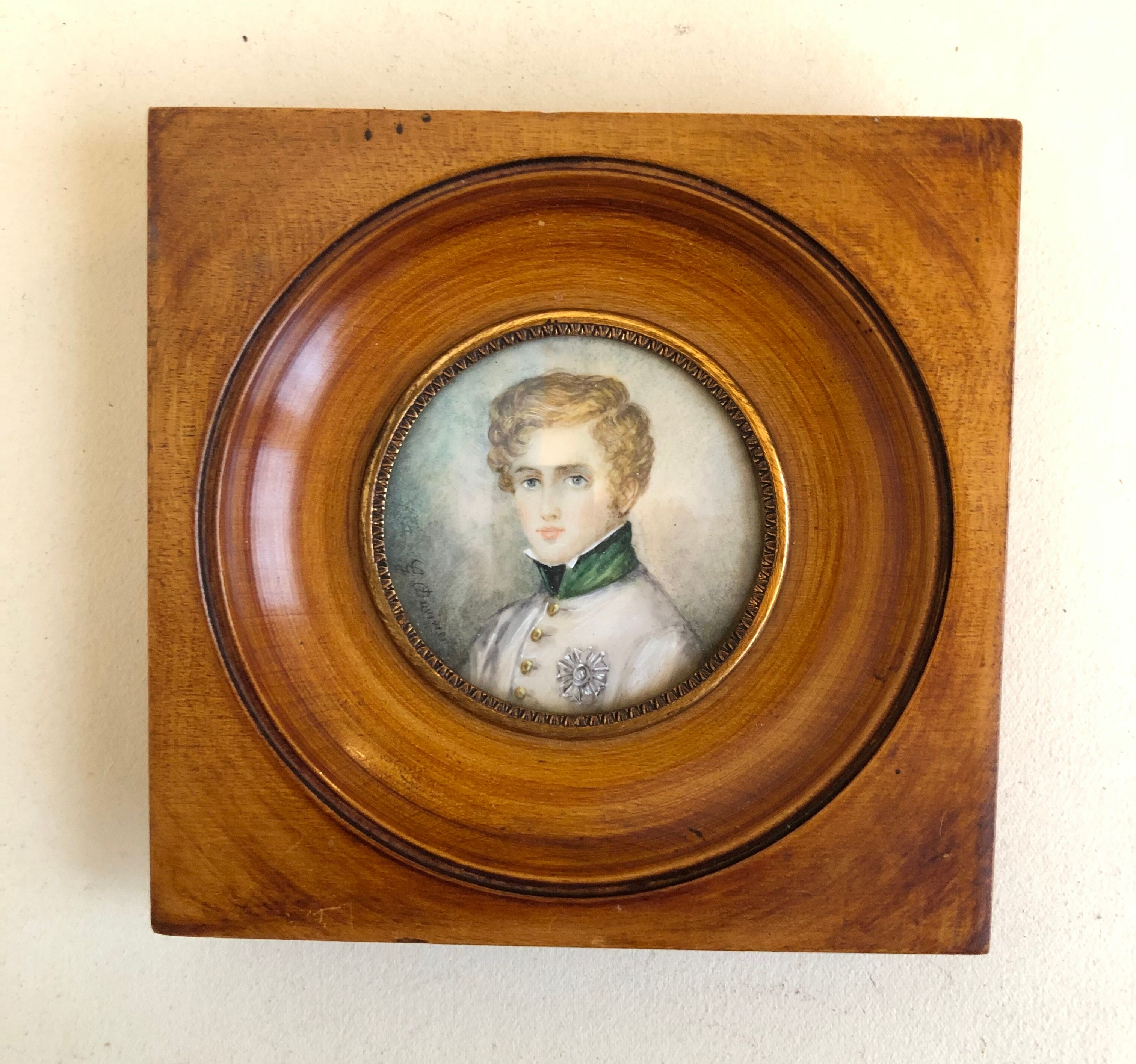 Miniature portrait of L'Aiglon