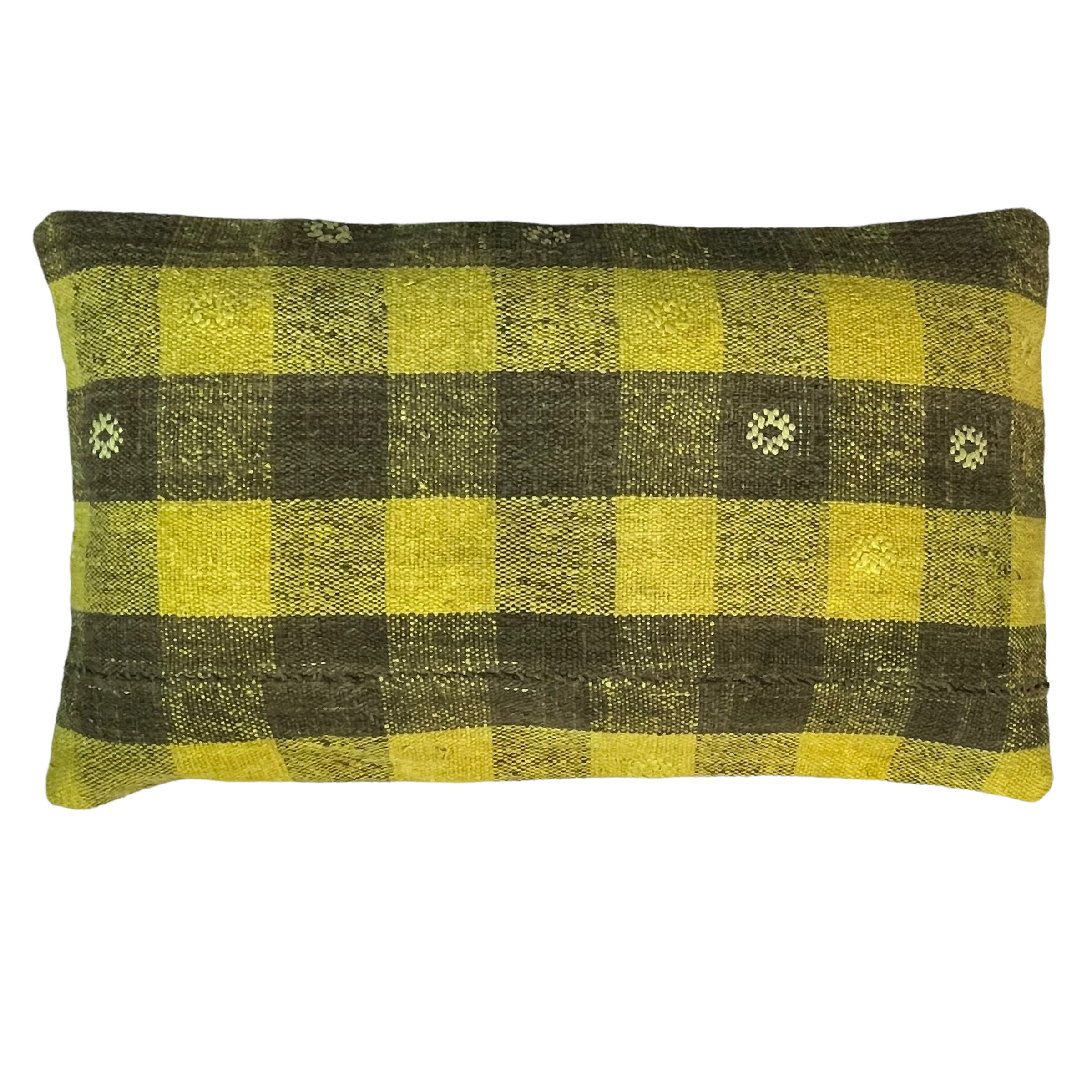 Vintage turkish kilim cushion cover, 30 x 50 cm