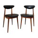 Pair of Licorne chairs by Baumann
