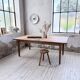 Farm table pitch pine 2 x 1 m from the 1950s