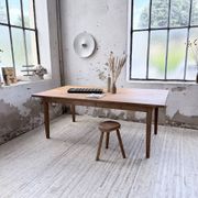 Farm table pitch pine 2 x 1 m from the 1950s