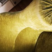Pair of original tapestry velvet toad armchairs