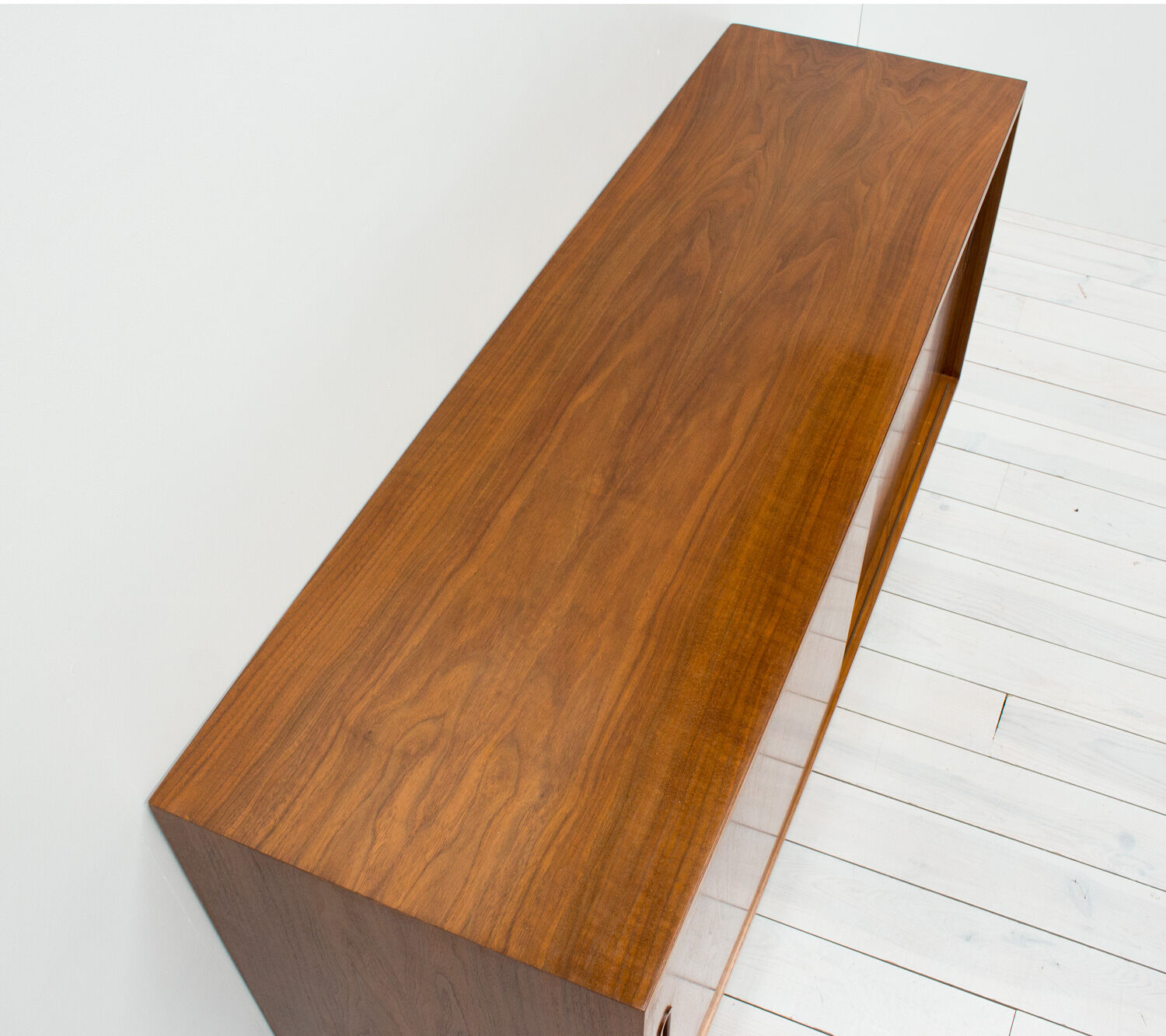 1960s Danish Walnut Sideboard/Record Cabinet by Poul Hundevad