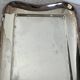 Silver-plated metal and glass hors d'oeuvre tray