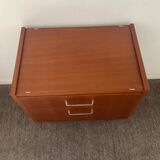 Scandinavian teak bedside table from the 60s and 70s