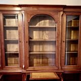 Directoire cherry wood bookcase