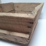 Wooden box trapezoidal