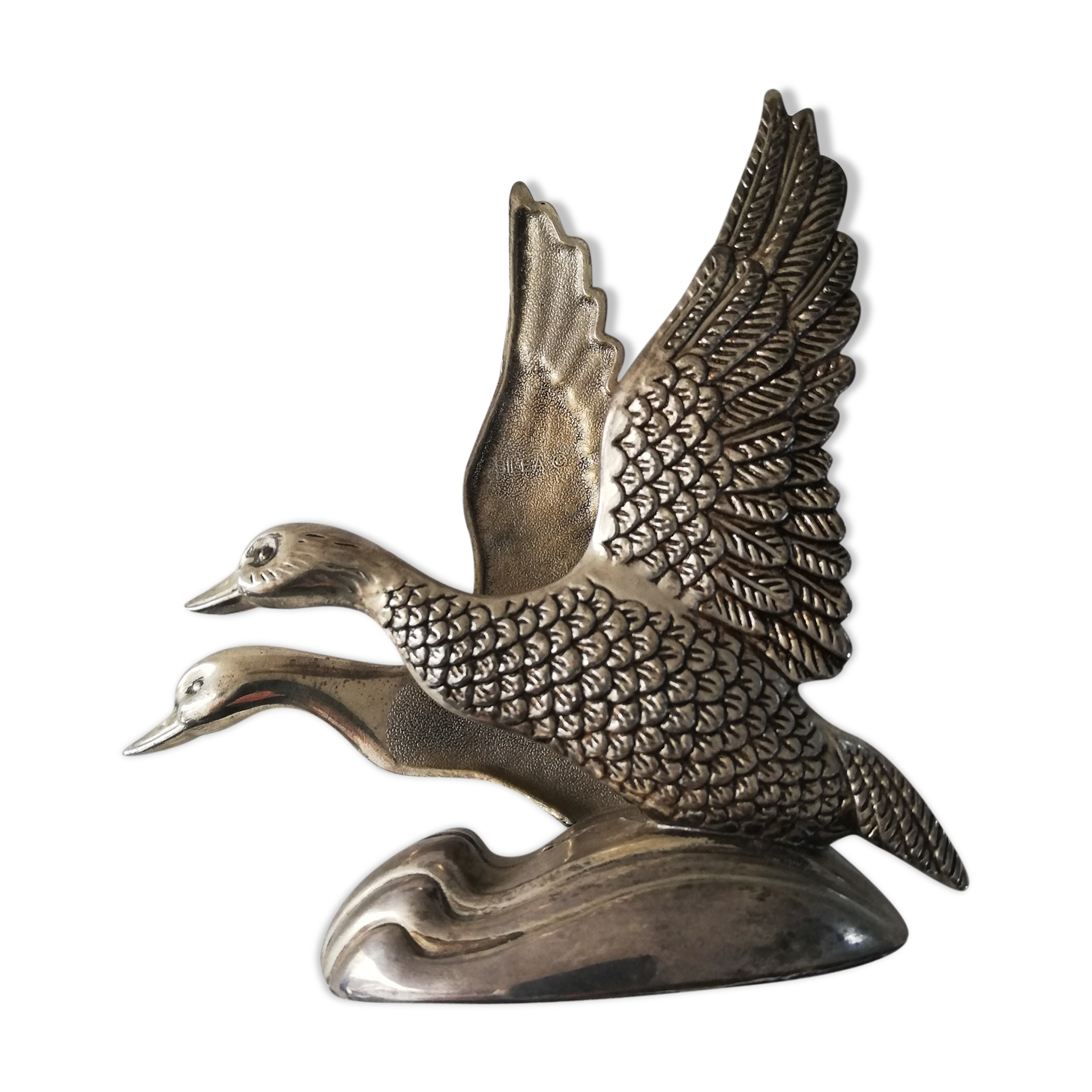 Duo de canards porte lettres Art déco