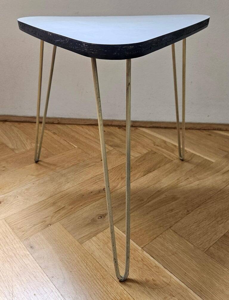 Midcentury Tripod Flower or Side Table ULUV, 1970s