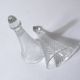 2 stemless glasses, champagne flutes, Henri Maire vintage glass.