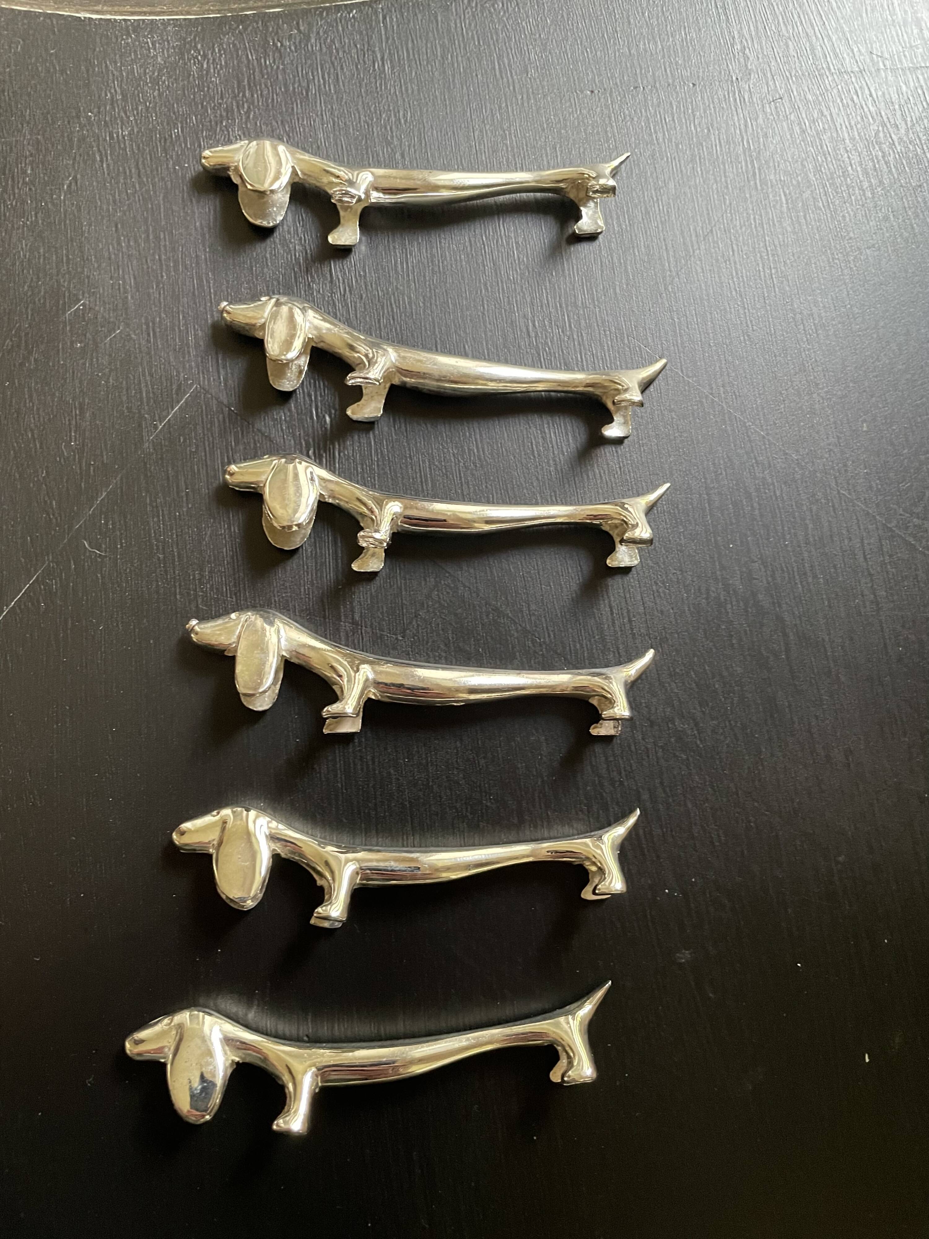 Dachshund knife holder