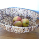 Palm basket braided