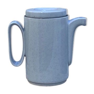Antique speckled ceramic teapot