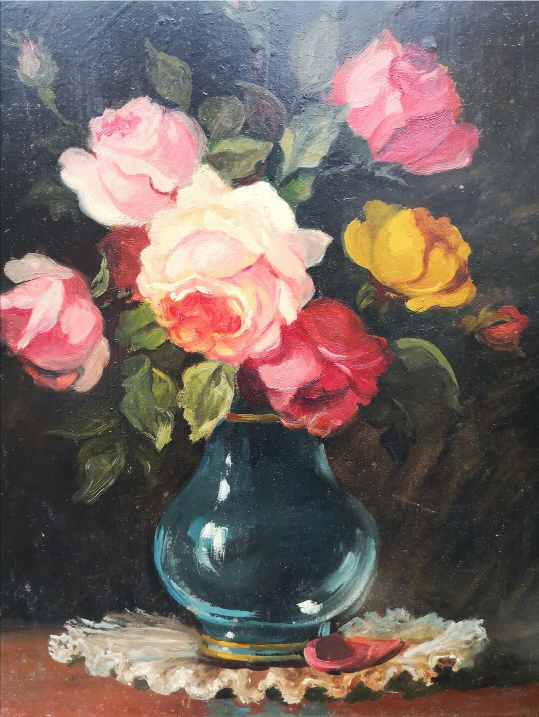 Painting Bouquet of Roses