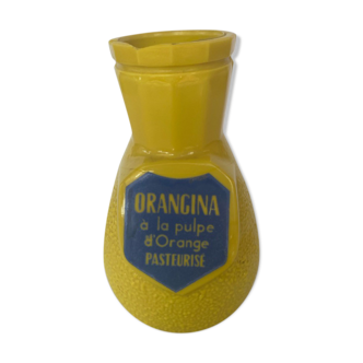 Bottle straw holder orangina