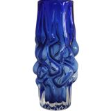1960's Flower Vase by Pavel Hlava for Novy Bor Glasswork