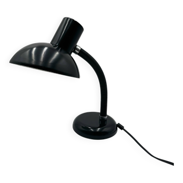 Black cocotte lamp Veb Narva 1970s