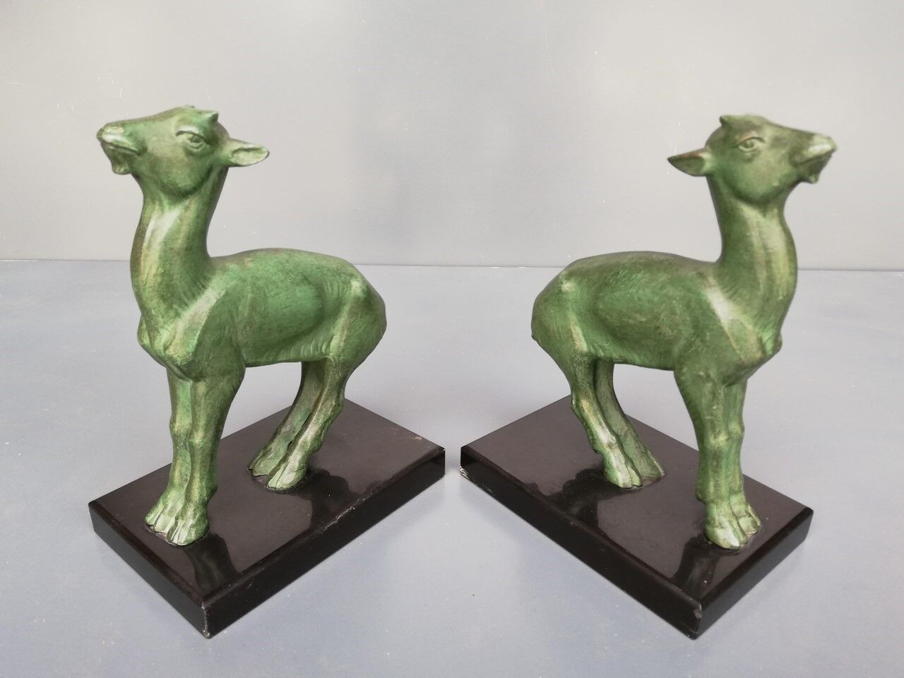 Paire de serre livres art déco