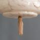 Art Deco Stab-Pendant Light with Marbled Glass Shade, Germany 1930s