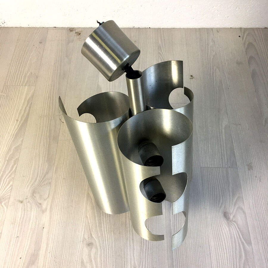 Vintage 70's brushed aluminum suspension