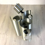 Vintage 70's brushed aluminum suspension