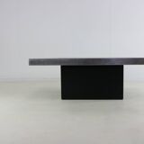 German design etched metal coffee table by Heinz Lilienthal