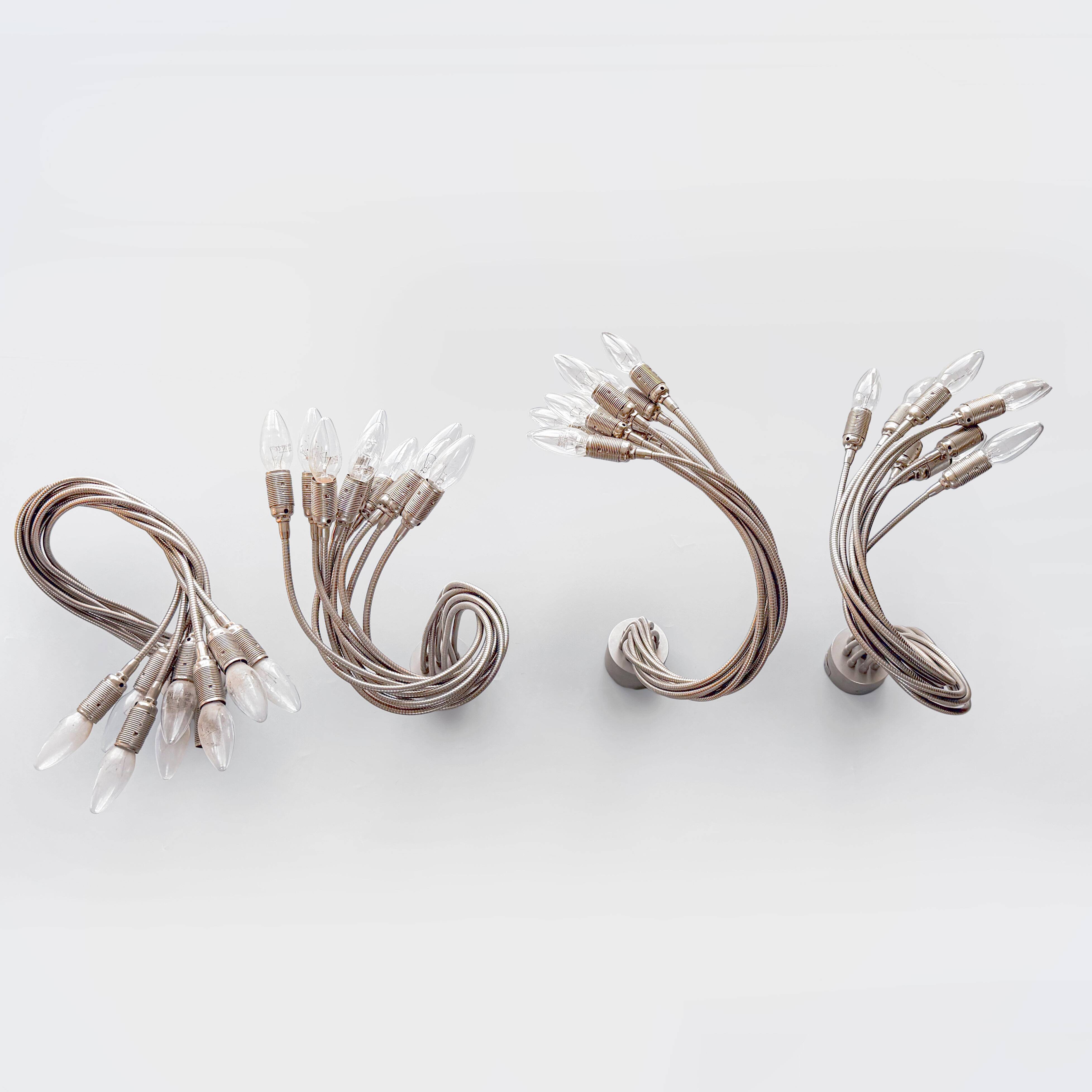 Set of 4 Catellani & Smith wall lamps, Italy, 1999