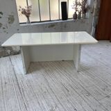 80s lacquered desk and mirror