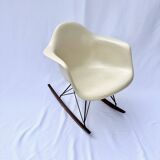 ROCKING CHAIR PARCHEMENT, EAMES, HERMAN MILLER 1970