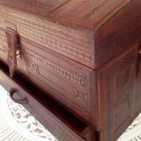 Touareg box embossed leather