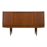 Teak highboard, Danish design, 1960s, manufactured in Denmark