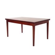 Table en palissandre, design danois, années 1970, fabricant : Skovby