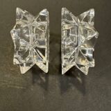 Pair of Saint-Louis cut crystal salt cellars