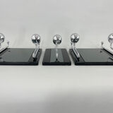 Set of 3 coat racks 1970