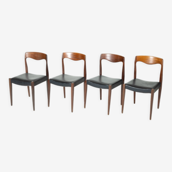 Set de 4 chaises scandinaves