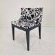 Chaise Kartell « Mademoiselle » en tissu Missoni par Philippe Starck Italie
