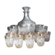 Carafe and liqueur glasses 70s