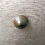 Vintage ball lamp 1950 ceramic & brass