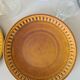 Vintage ceramic plate pair honey - Kera Vitral, Czechoslovakia