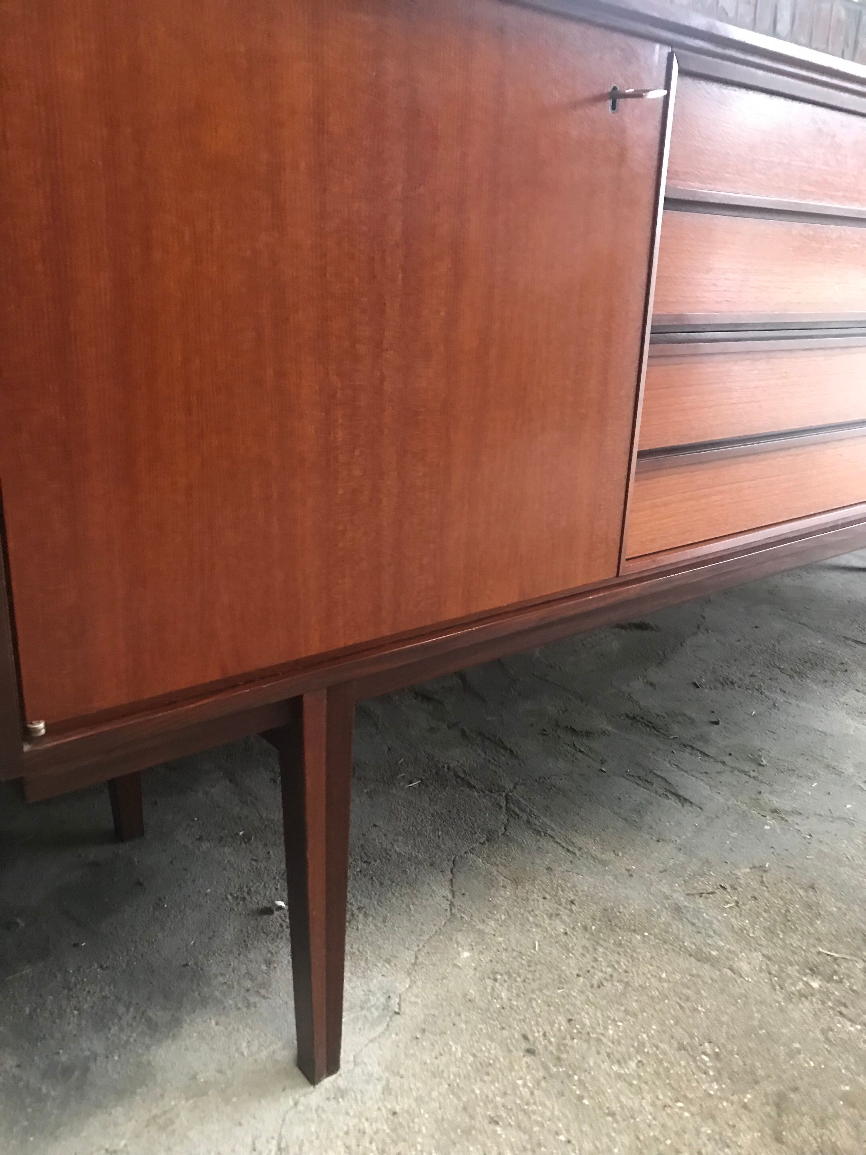 Scandinavian teak sideboard design 1960